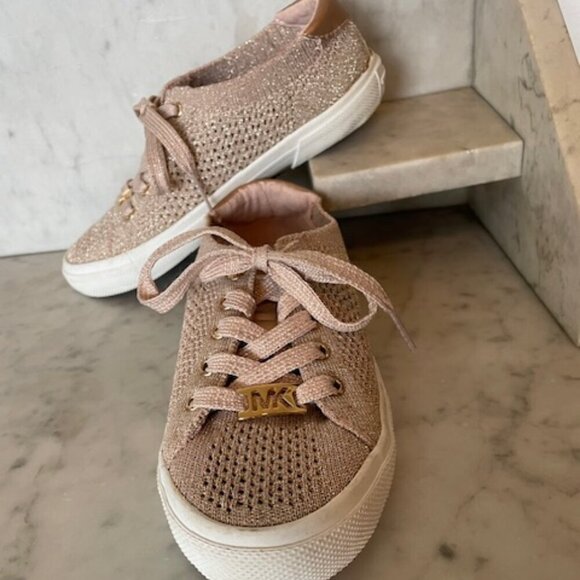 MICHAEL KORS Ima Knit Blush Girl Sneaker Tennis Shoe Girl 1 - Picture 1 of 14